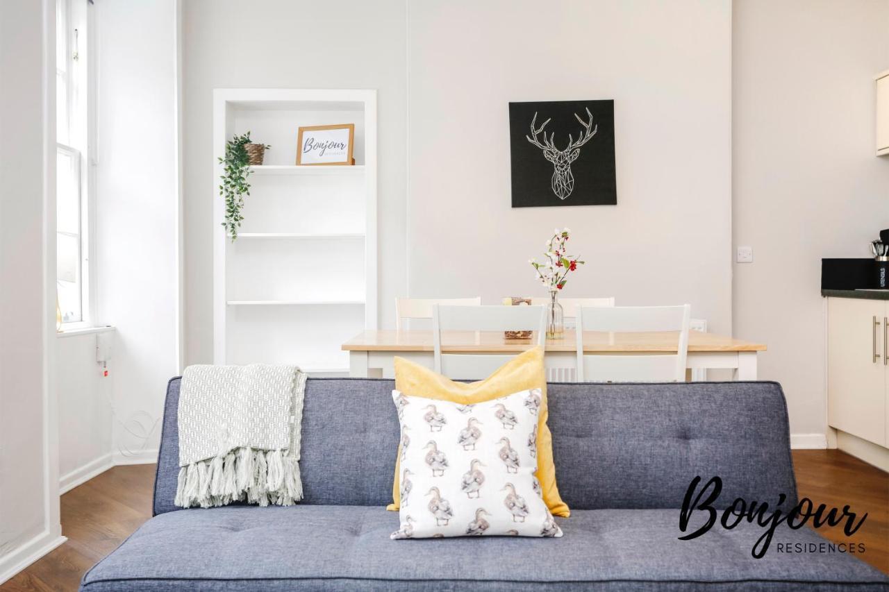 Bright New Town 2Br-1Ba, 1 Min To George St By Bonjour Residences Edinburgh Kültér fotó